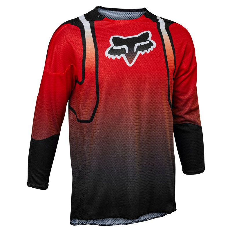 BLUZA FOX JUNIOR 360 VIZEN FLUO RED  ENDURO CROSS