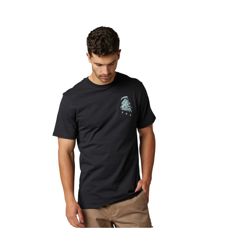 T-SHIRT FOX COASTAL BLUES BLACK  ENDURO CROSS
