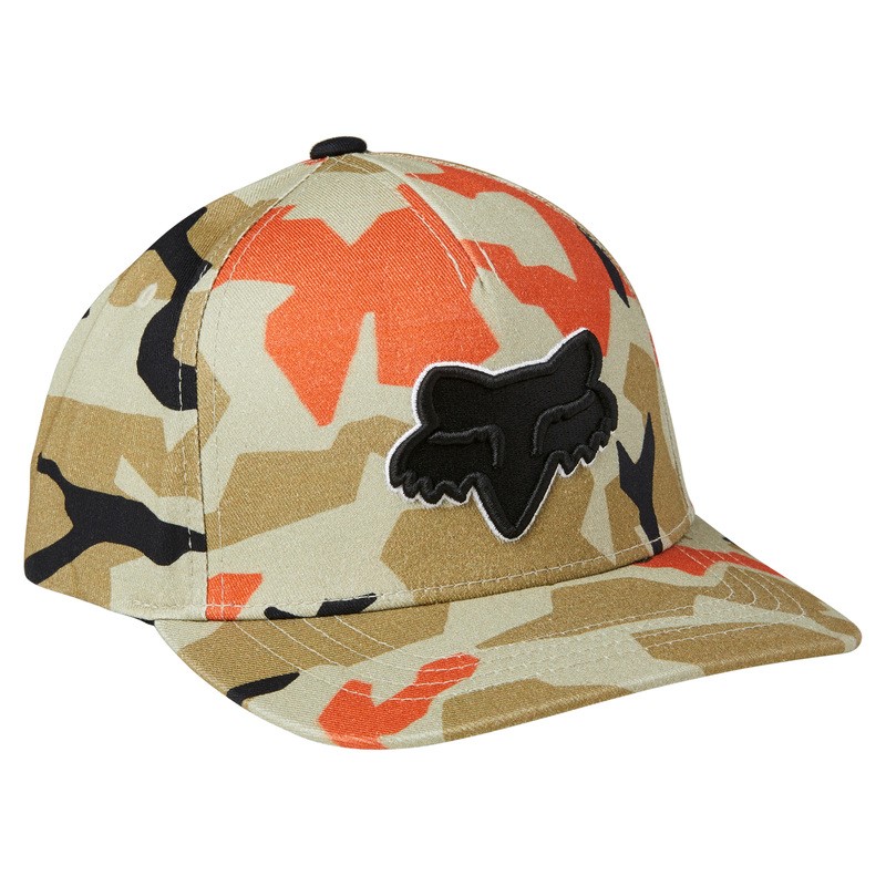CZAPKA Z DASZKIEM FOX JUNIOR EPICYCLE 110 SNAPBACK GREEN CAMO  ENDURO CROSS
