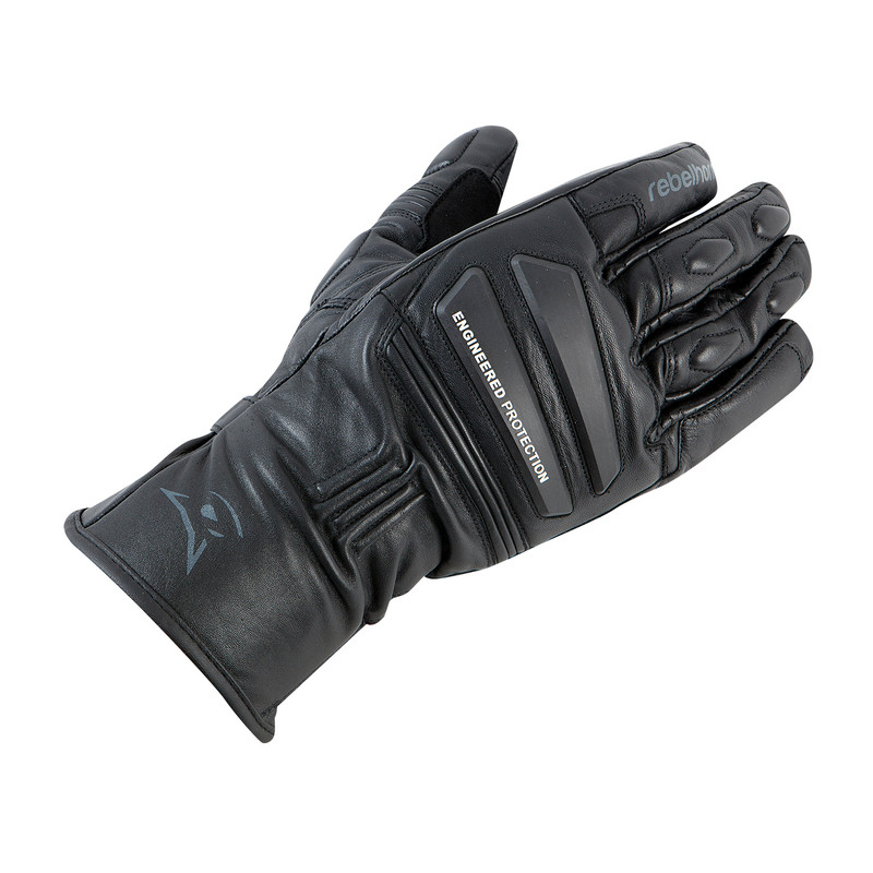 RĘKAWICE SKÓRZANE REBELHORN HIKE PRO BLACK 