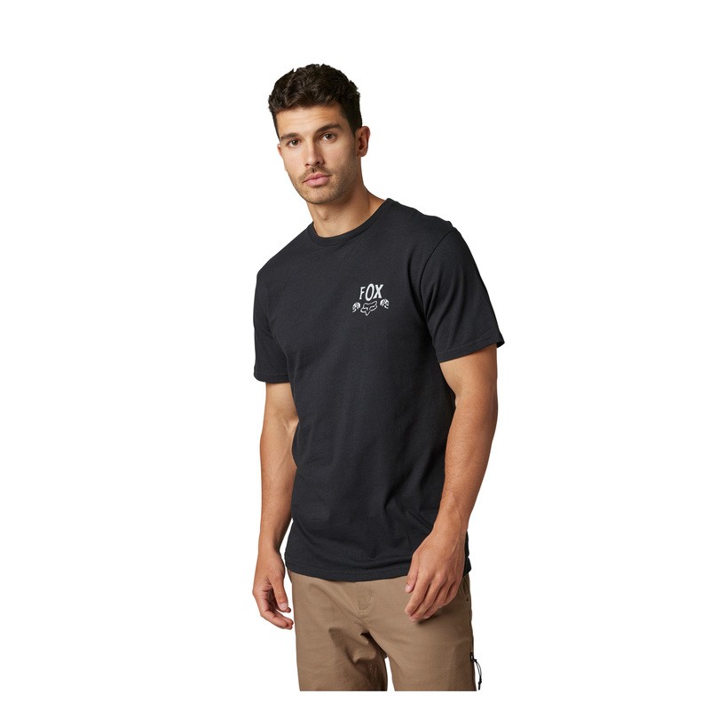 T-SHIRT FOX NO CONTEST BLACK  ENDURO CROSS