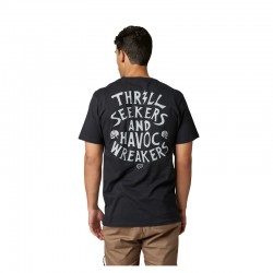 T-SHIRT FOX NO CONTEST BLACK  ENDURO CROSS