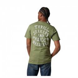 T-SHIRT FOX NO CONTEST ARMY  ENDURO CROSS