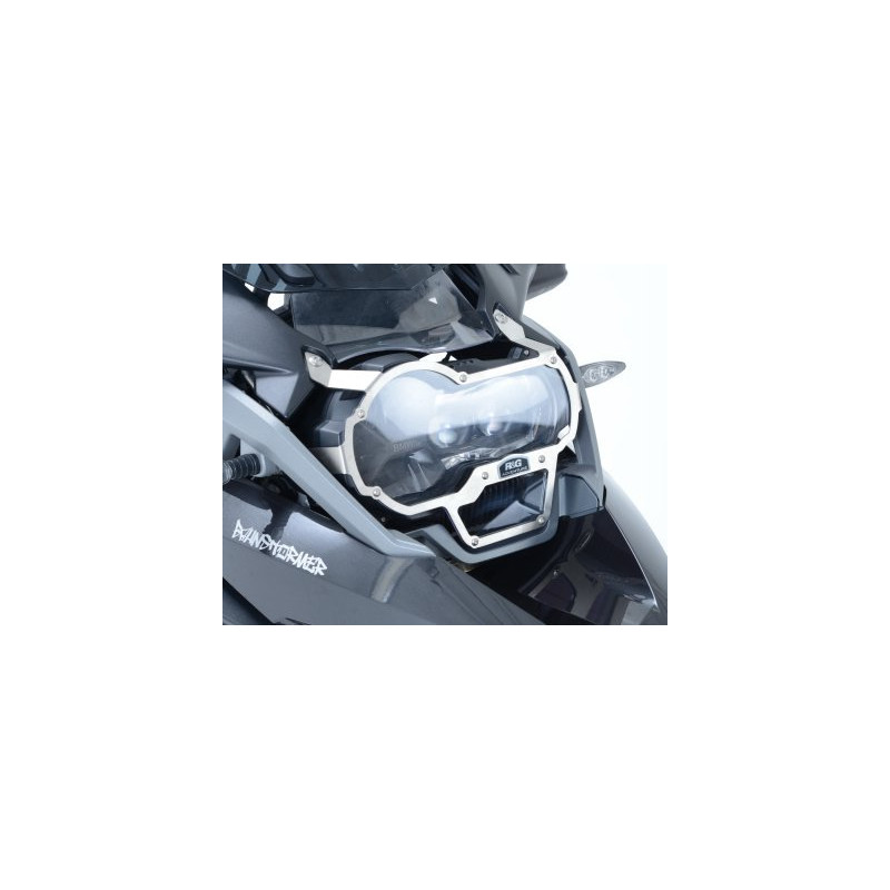 OSŁONA REFLEKTORA RG RACING (DO JAZDY DZIENNEJ) BMW R1200GS 13- /R1200GS ADV 13-, STAL NIERDZEWNA