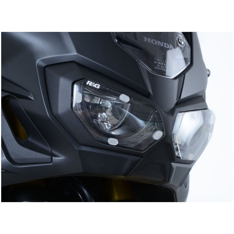 OSŁONA REFLEKTORA RG RACING HONDA CRF1000L AFRICA TWIN 16-/AFRICA TWIN ADV SPORTS 18-, (PARA) CLEAR