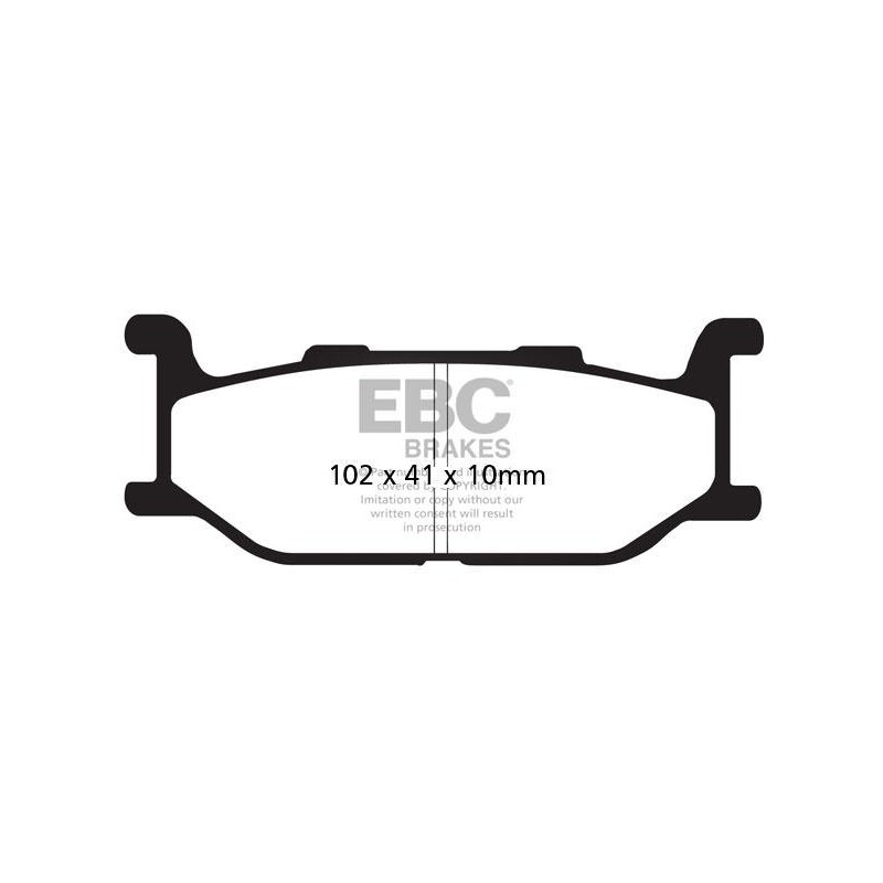 Klocki hamulcowe EBC FA179HH wzmacniane (kpl. na 1 tarcze) Klocki hamulcowe EBC FA179HH wzmacniane (kpl. na 1 tarcze)