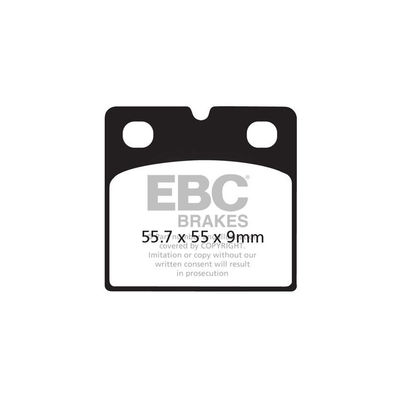 Klocki hamulcowe EBC FA018HH wzmacniane (kpl. na 1 tarcze) Klocki hamulcowe EBC FA018HH wzmacniane (kpl. na 1 tarcze)
