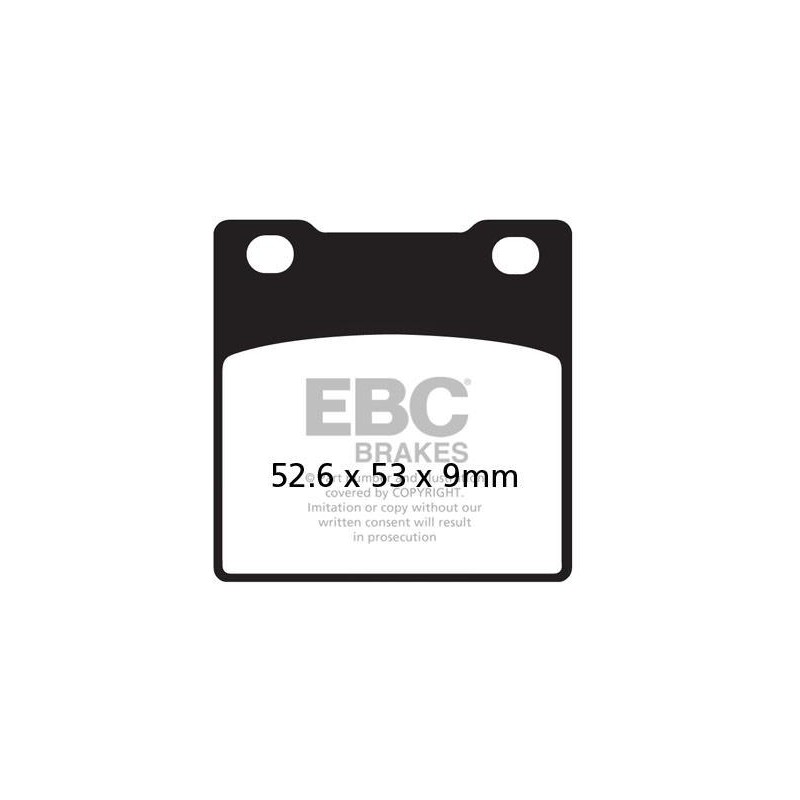 Klocki hamulcowe EBC FA063HH wzmacniane (kpl. na 1 tarcze)