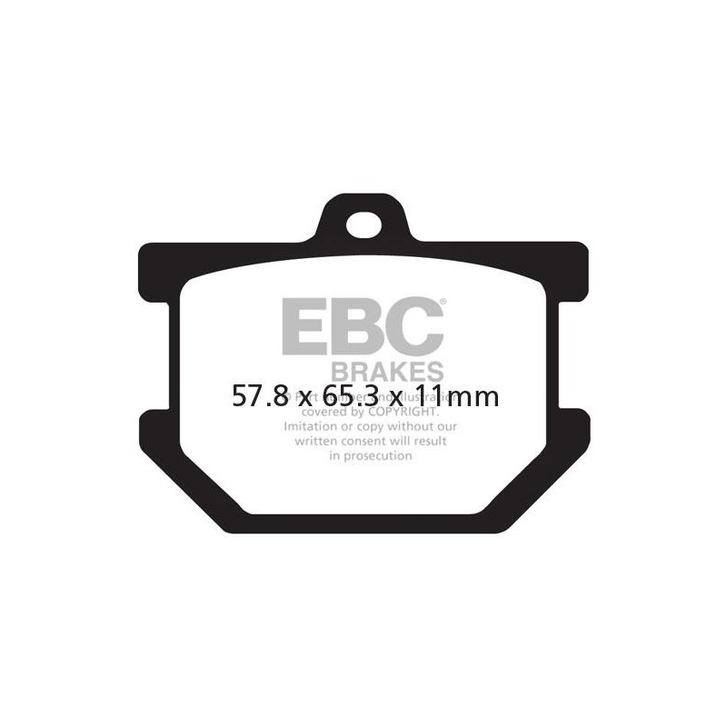 Klocki hamulcowe EBC FA034 (kpl. na 1 tarcze) Klocki hamulcowe EBC FA034 (kpl. na 1 tarcze)