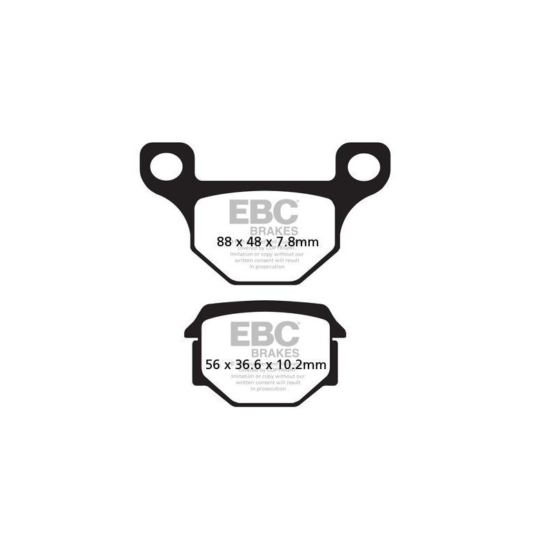 Klocki hamulcowe EBC FA093 (kpl. na 1 tarcze) Klocki hamulcowe EBC FA093 (kpl. na 1 tarcze)