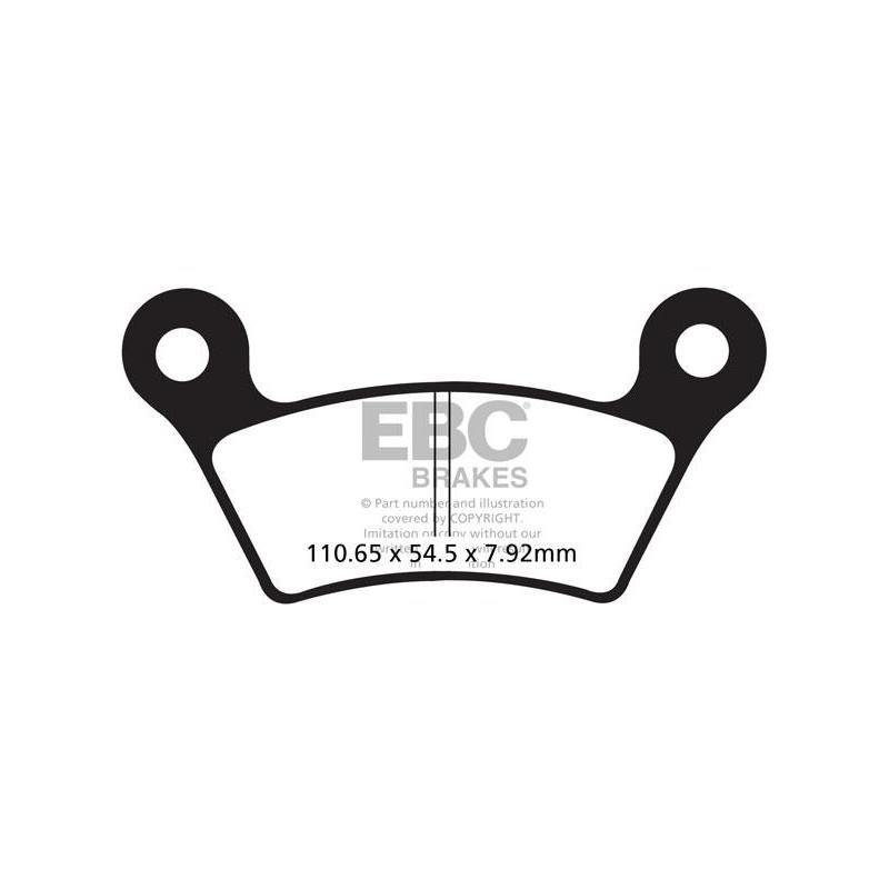 Klocki hamulcowe EBC FA473 (kpl. na 1 tarcze) Klocki hamulcowe EBC FA473 (kpl. na 1 tarcze)