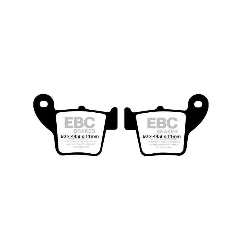 Klocki hamulcowe EBC FA346TT (kpl. na 1 tarcze) Klocki hamulcowe EBC FA346TT (kpl. na 1 tarcze)