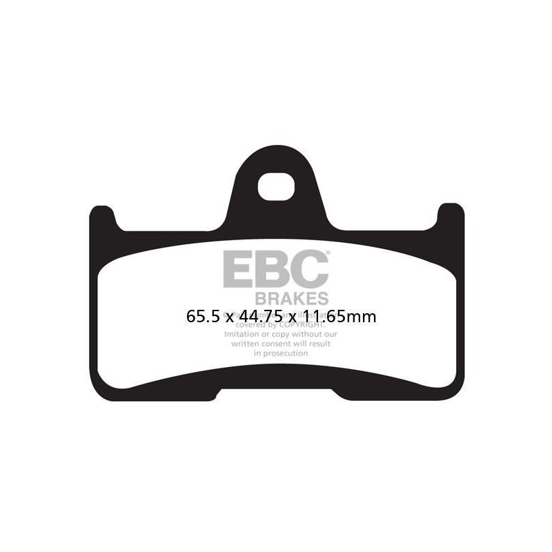 Klocki hamulcowe EBC FA344R (kpl. na 1 tarcze) Klocki hamulcowe EBC FA344R (kpl. na 1 tarcze)