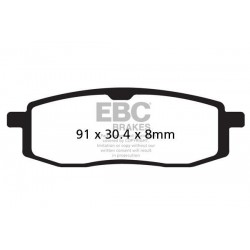 Klocki hamulcowe EBC FA105R...
