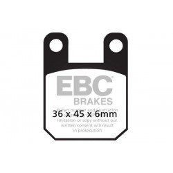 Klocki hamulcowe EBC MXS115...