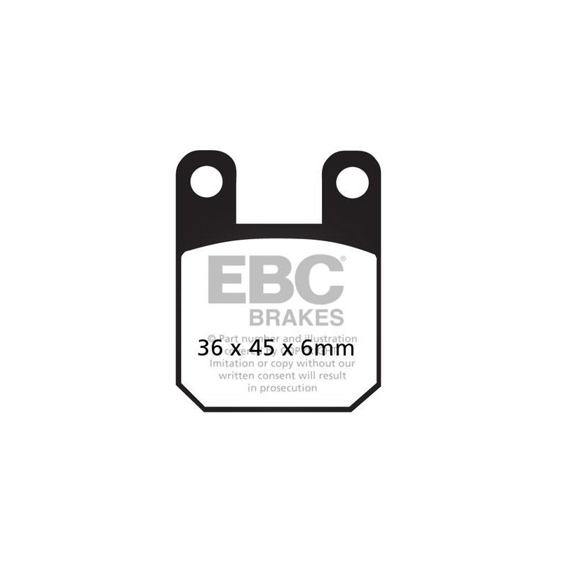 Klocki hamulcowe EBC MXS115 off-road wyczynowe (kpl. na 1 tarcze) Klocki hamulcowe EBC MXS115 off-road wyczynowe (kpl. na 1 tarcze)