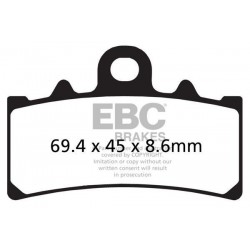 Klocki hamulcowe EBC FA606...