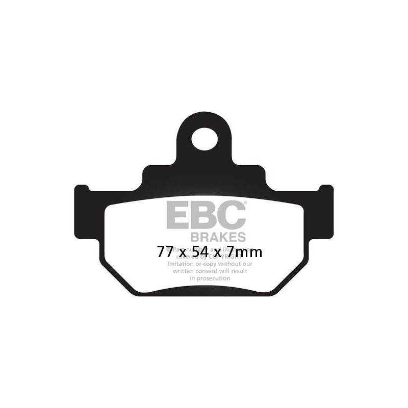 Klocki hamulcowe EBC FA106TT (kpl. na 1 tarcze) Klocki hamulcowe EBC FA106TT (kpl. na 1 tarcze)