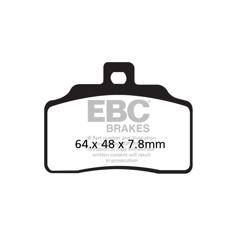 Klocki hamulcowe EBC FA426 (kpl. na 1 tarcze) Klocki hamulcowe EBC FA426 (kpl. na 1 tarcze)