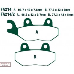 Klocki hamulcowe EBC FA214V...