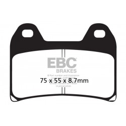 Klocki hamulcowe EBC FA244...
