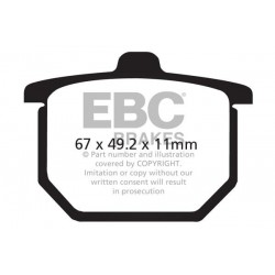 Klocki hamulcowe EBC FA029V...