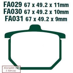Klocki hamulcowe EBC FA031...