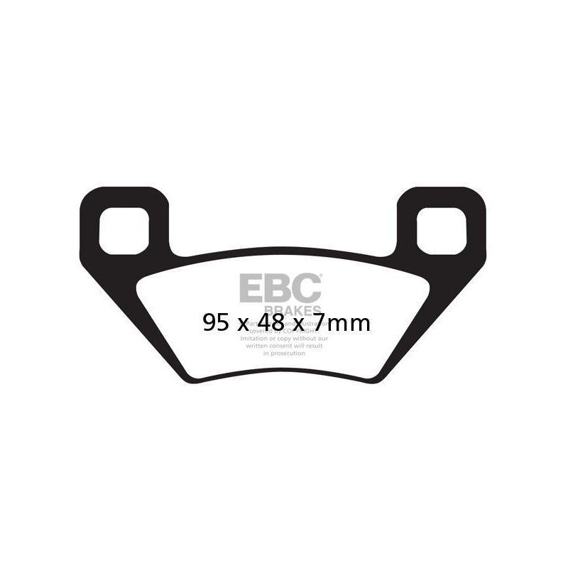 Klocki hamulcowe EBC FA395R (kpl. na 1 tarcze) Klocki hamulcowe EBC FA395R (kpl. na 1 tarcze)