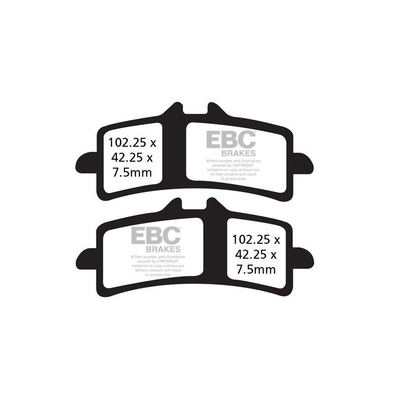 Klocki hamulcowe EBC GPFAX447HH torowe/profesjonalne (kpl. na 1 tarcze) Klocki hamulcowe EBC GPFAX447HH torowe/profesjonalne (kpl. na 1 tarcze)