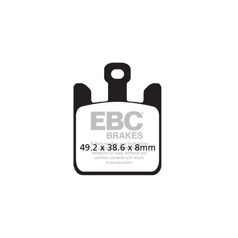 Klocki hamulcowe EBC FA369/4HH wzmacniane (kpl. na 1 tarcze)