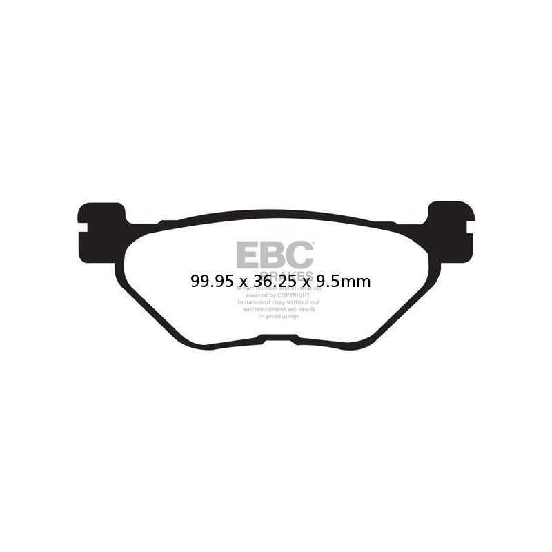 Klocki hamulcowe EBC FA319/2V V-PAD (kpl. na 1 tarcze) Klocki hamulcowe EBC FA319/2V V-PAD (kpl. na 1 tarcze)