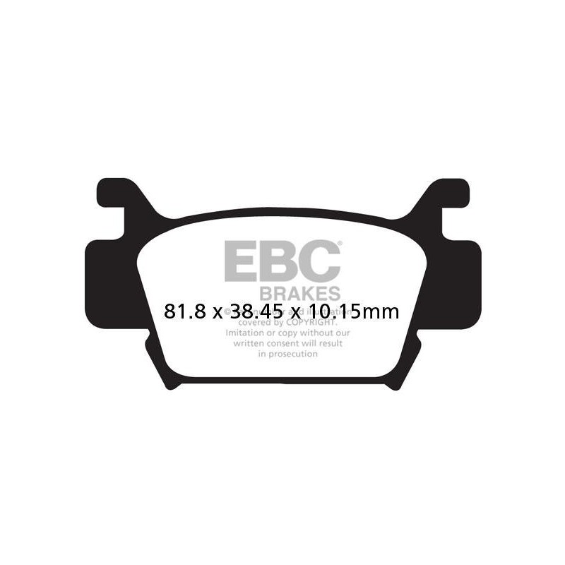 Klocki hamulcowe EBC FA410TT (kpl. na 1 tarcze) Klocki hamulcowe EBC FA410TT (kpl. na 1 tarcze)