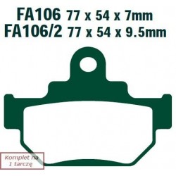 Klocki hamulcowe EBC FA106V...