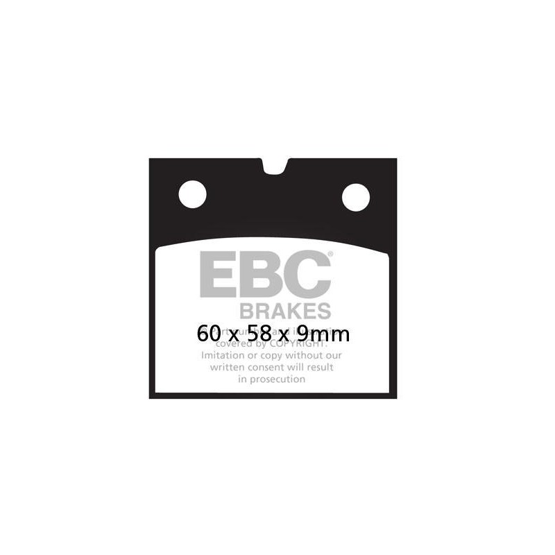 Klocki hamulcowe EBC FA077 (kpl. na 1 tarcze) Klocki hamulcowe EBC FA077 (kpl. na 1 tarcze)