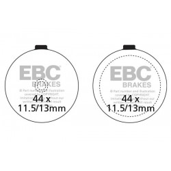 Klocki hamulcowe EBC FA046...