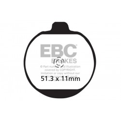 Klocki hamulcowe EBC FA062...