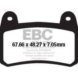 Klocki hamulcowe EBC FA658...