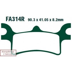Klocki hamulcowe EBC FA314R...