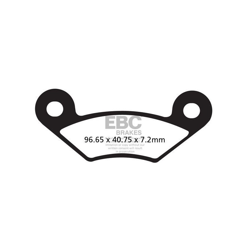 Klocki hamulcowe EBC FA483R (kpl. na 1 tarcze) Klocki hamulcowe EBC FA483R (kpl. na 1 tarcze)