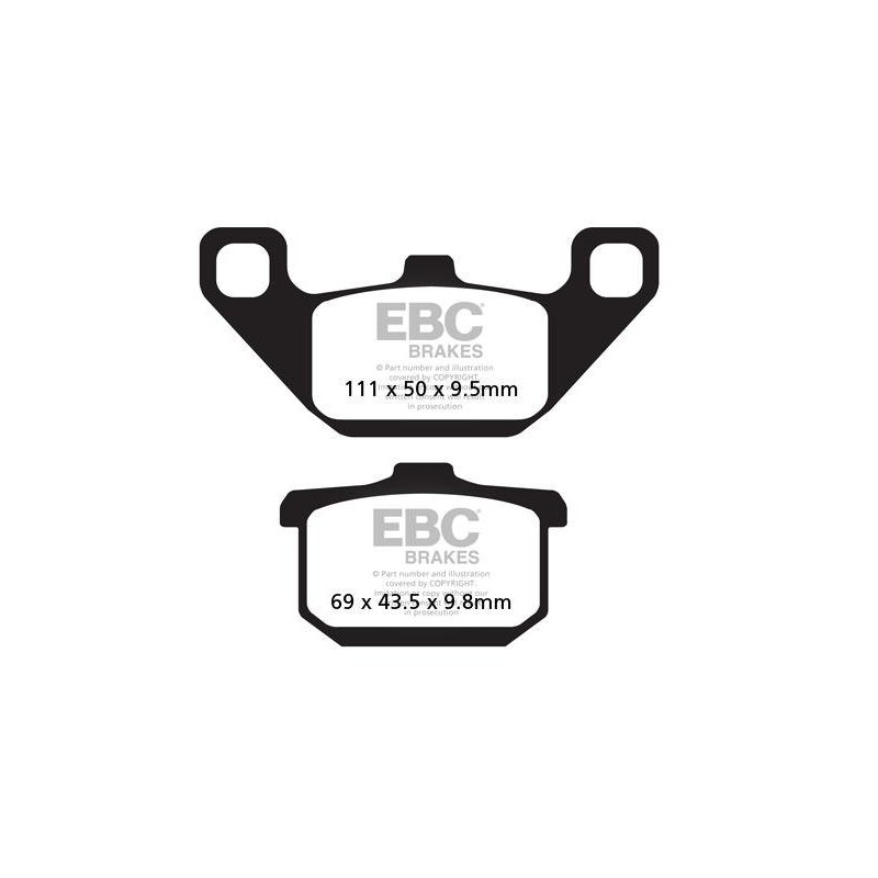 Klocki hamulcowe EBC FA085V V-PAD (kpl. na 1 tarcze) Klocki hamulcowe EBC FA085V V-PAD (kpl. na 1 tarcze)