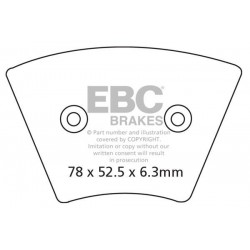 Klocki hamulcowe EBC FA026...