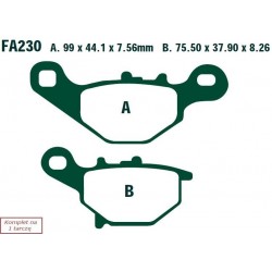 Klocki hamulcowe EBC FA230R...