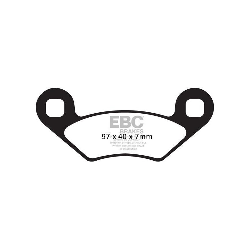 Klocki hamulcowe EBC FA159R (kpl. na 1 tarcze) (odpowiednik PROX 37.206402) Klocki hamulcowe EBC FA159R (kpl. na 1 tarcze) (odpowiednik PROX 37.206402)