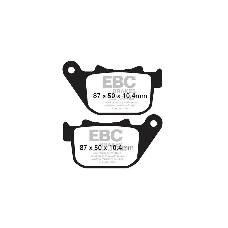 Klocki hamulcowe EBC FA387 (kpl. na 1 tarcze) Klocki hamulcowe EBC FA387 (kpl. na 1 tarcze)