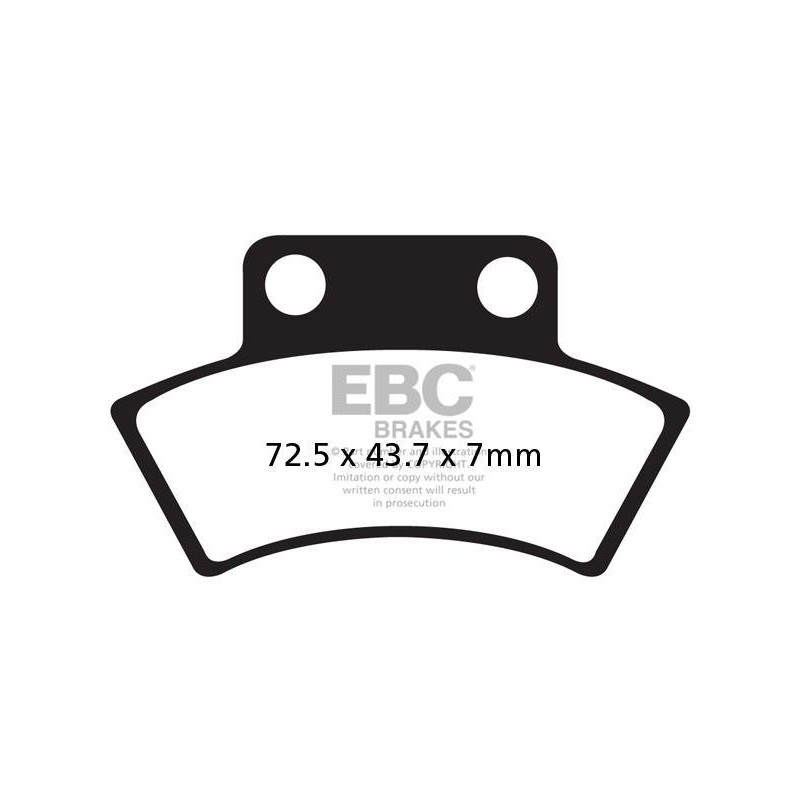 Klocki hamulcowe EBC FA232TT (kpl. na 1 tarcze) Klocki hamulcowe EBC FA232TT (kpl. na 1 tarcze)