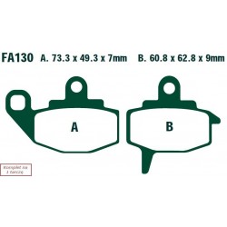Klocki hamulcowe EBC FA130R...