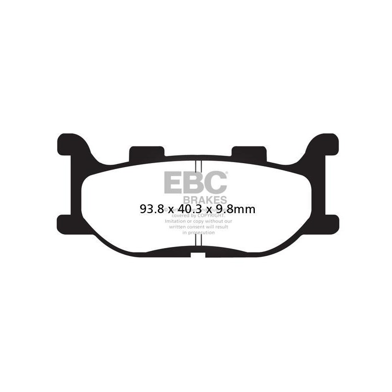 Klocki hamulcowe EBC FA199V V-PAD (kpl. na 1 tarcze) Klocki hamulcowe EBC FA199V V-PAD (kpl. na 1 tarcze)