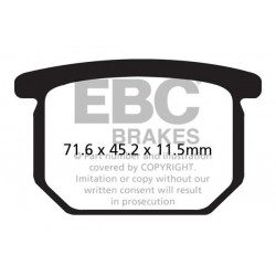 Klocki hamulcowe EBC FA065...