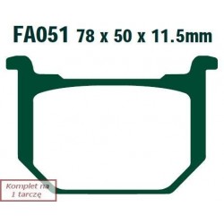 Klocki hamulcowe EBC FA051V...