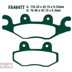 Klocki hamulcowe EBC FA484R...